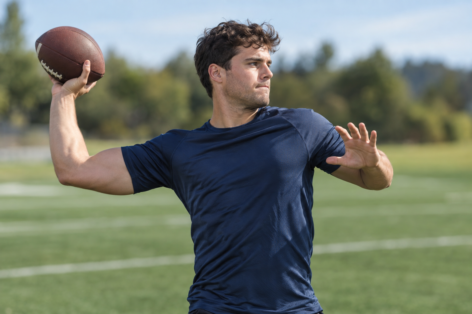 Shoulder pain after throwing a football? Learn possible causes and when to see Dr. James Maguire at Ortho Med Long Island for shoulder care.